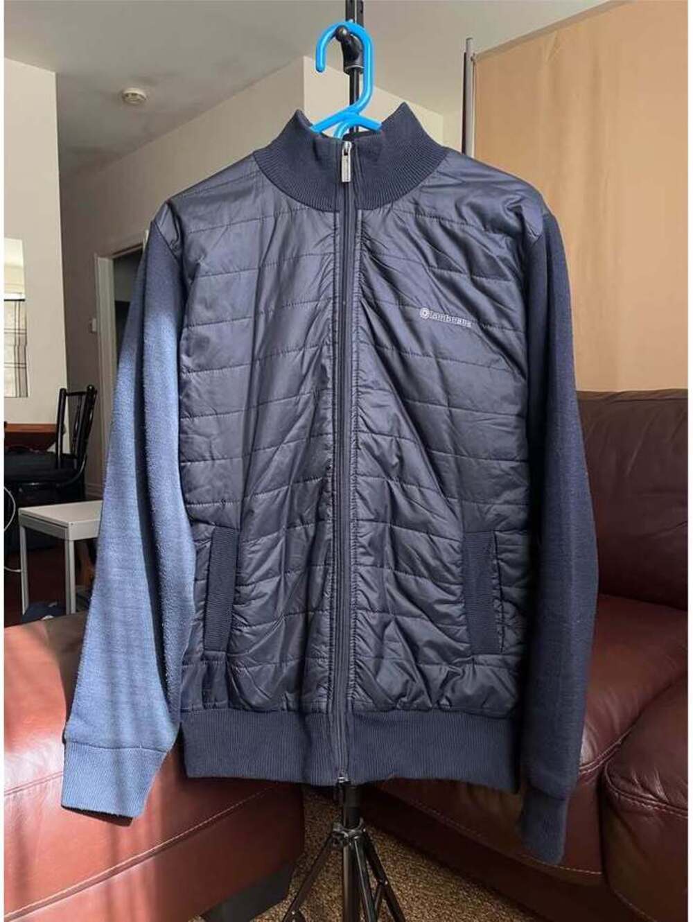 Lambretta Men’s Full-Zip Quilted Hybrid Jacket